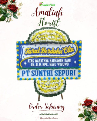 Papan Bunga Duka di Cimenteng